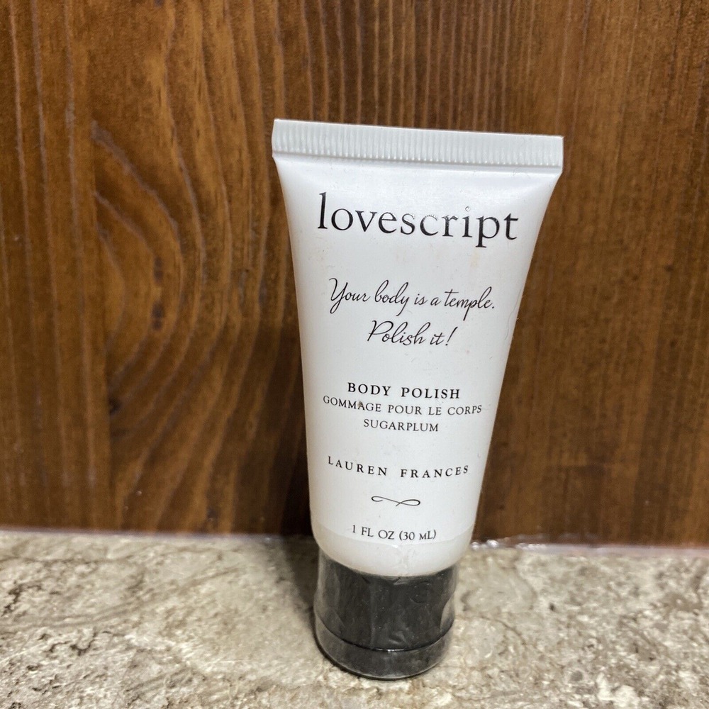 Lovescript Sugar‎ Plum Body Polish Lauren Frances 1 fl oz/30 ml NWOB & Sealed